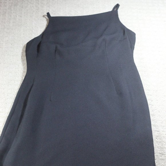 Laundry by Shelli Segal Sie 10 Black Dress with Lace Back - Picture 1 of 4